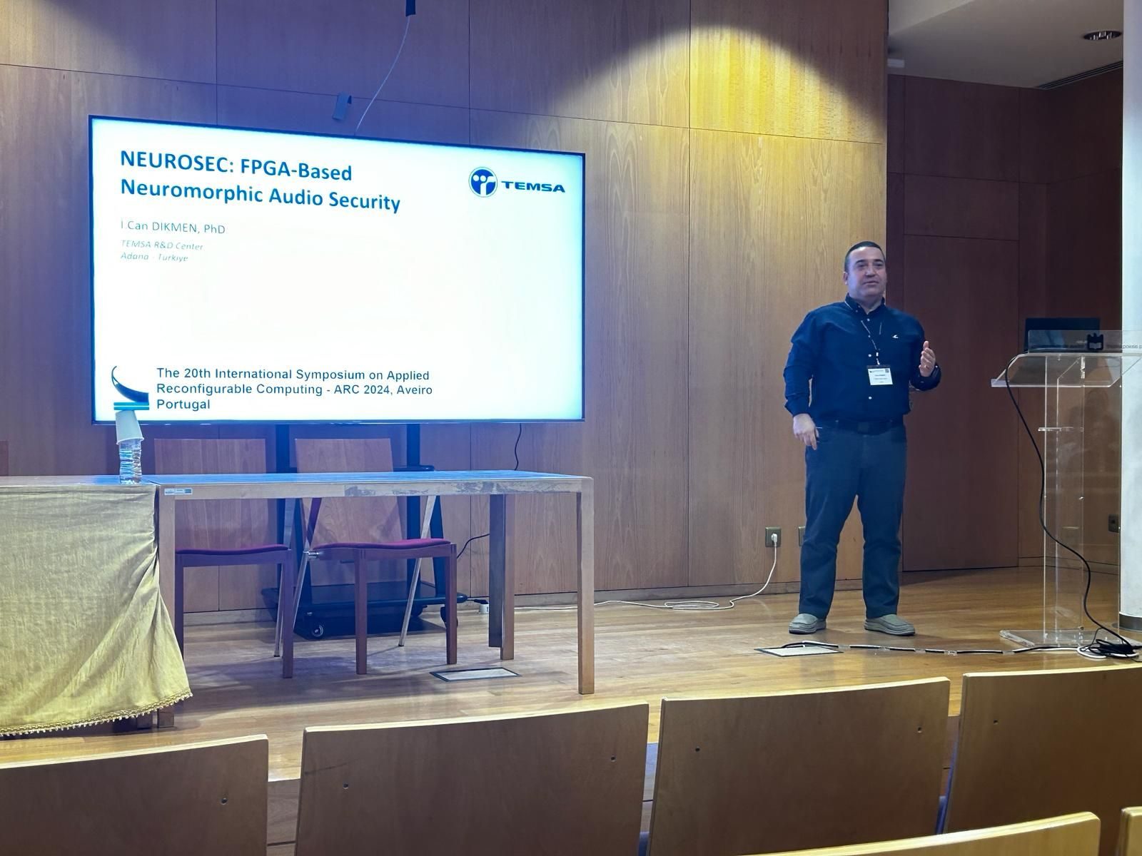 Presenting NEUROSEC at ARC 2024 in Aveiro, Portugal