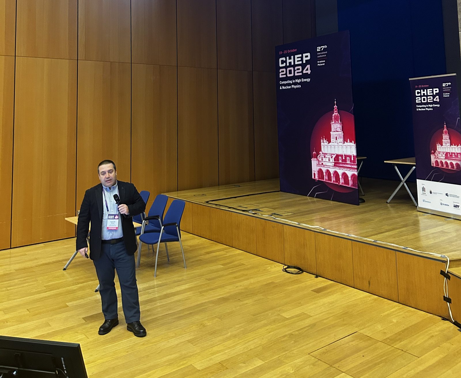 Presenting at CHEP 2024 in Kraków, Poland